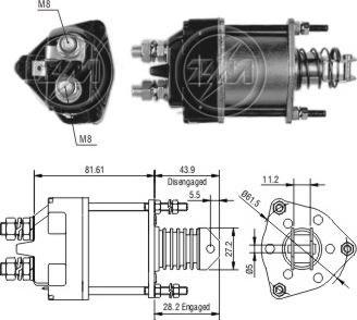 ERA ZM650 - Elettromagnete, Motore d'avviamento www.autoricambit.com