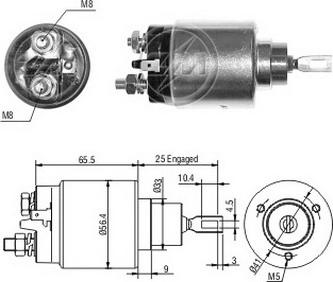 ERA ZM2777 - Elettromagnete, Motore d'avviamento www.autoricambit.com