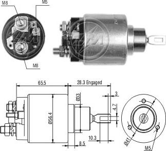 ERA ZM779 - Elettromagnete, Motore d'avviamento www.autoricambit.com