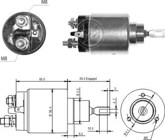 ERA ZM777 - Elettromagnete, Motore d'avviamento www.autoricambit.com