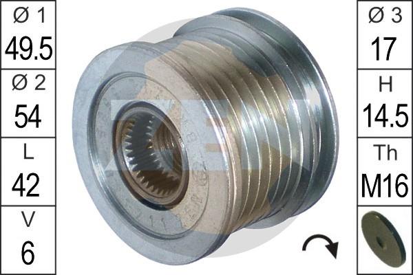 ERA ZN5565 - Puleggia cinghia, Alternatore www.autoricambit.com