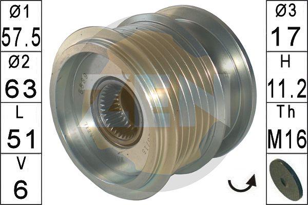 ERA ZN5589 - Puleggia cinghia, Alternatore www.autoricambit.com