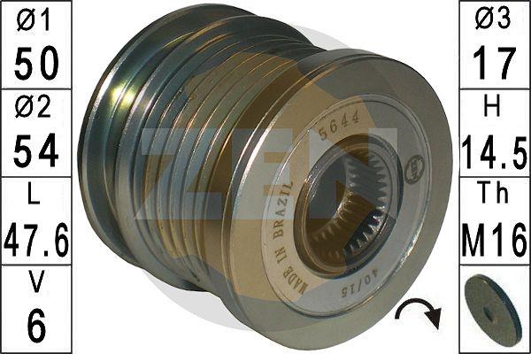 ERA ZN5644 - Puleggia cinghia, Alternatore www.autoricambit.com