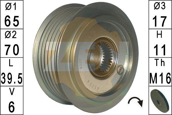 ERA ZN5605 - Puleggia cinghia, Alternatore www.autoricambit.com