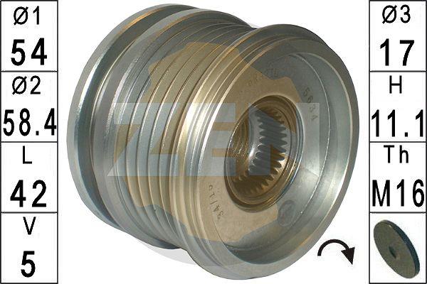 ERA ZN5634 - Puleggia cinghia, Alternatore www.autoricambit.com