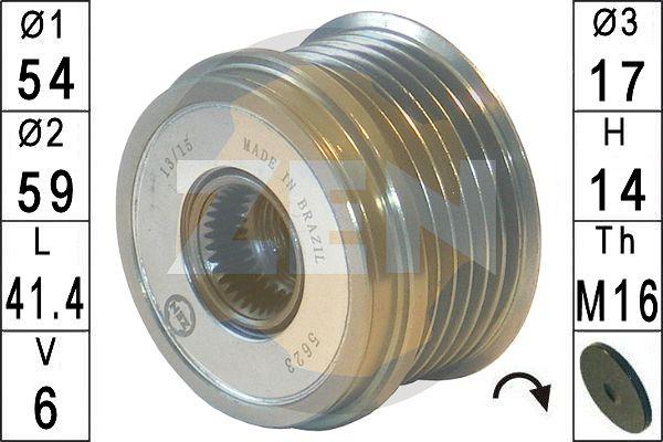 ERA ZN5623 - Puleggia cinghia, Alternatore www.autoricambit.com