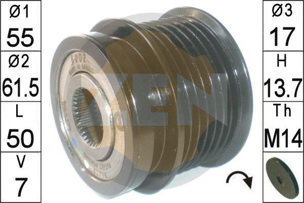 ERA ZN6002 - Puleggia cinghia, Alternatore www.autoricambit.com