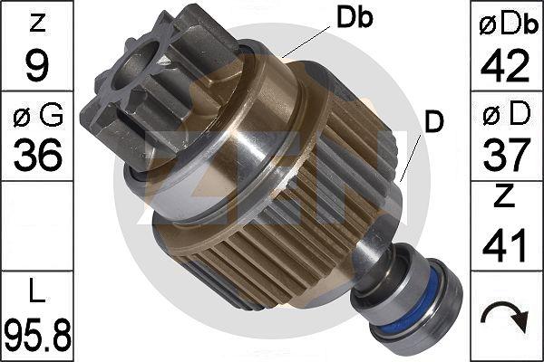 ERA ZN1862 - Pignone, Motorino d'avviamento www.autoricambit.com