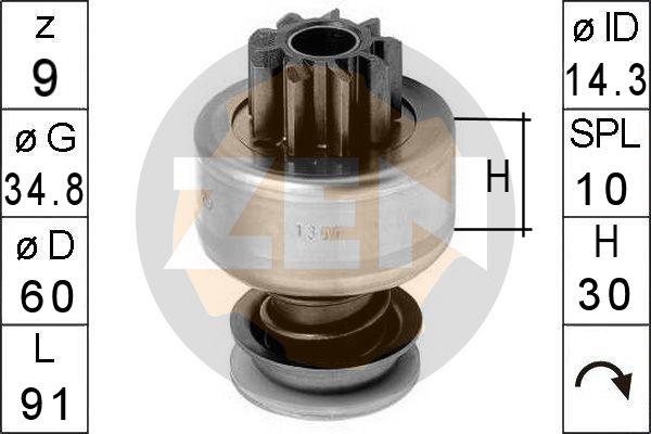 ERA ZN1364 - Pignone, Motorino d'avviamento www.autoricambit.com