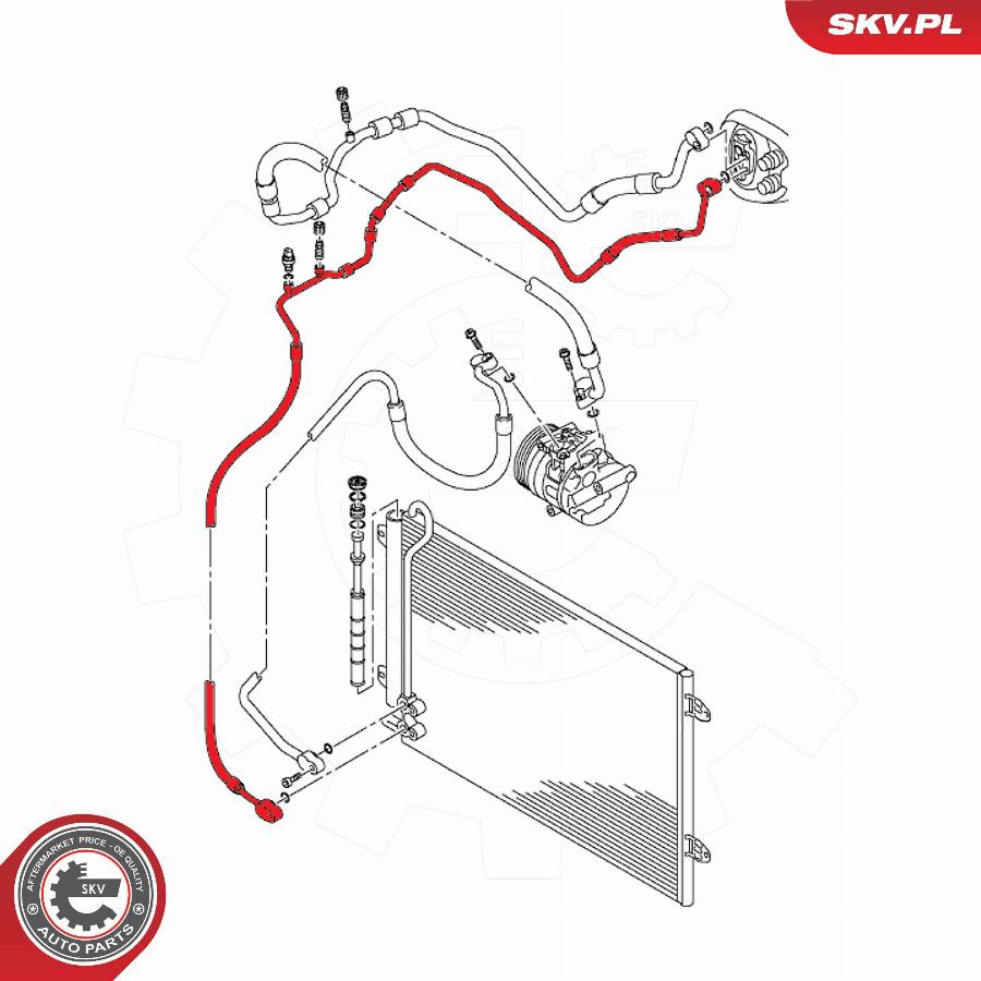 Esen SKV 43SKV530 - Condotto alta pressione, Climatizzatore www.autoricambit.com