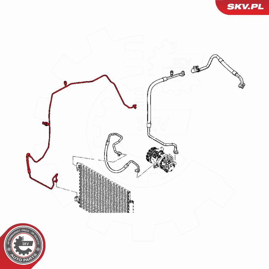 Esen SKV 54SKV612 - Condotto d. bassa/alta pressione, Climatizzatore www.autoricambit.com