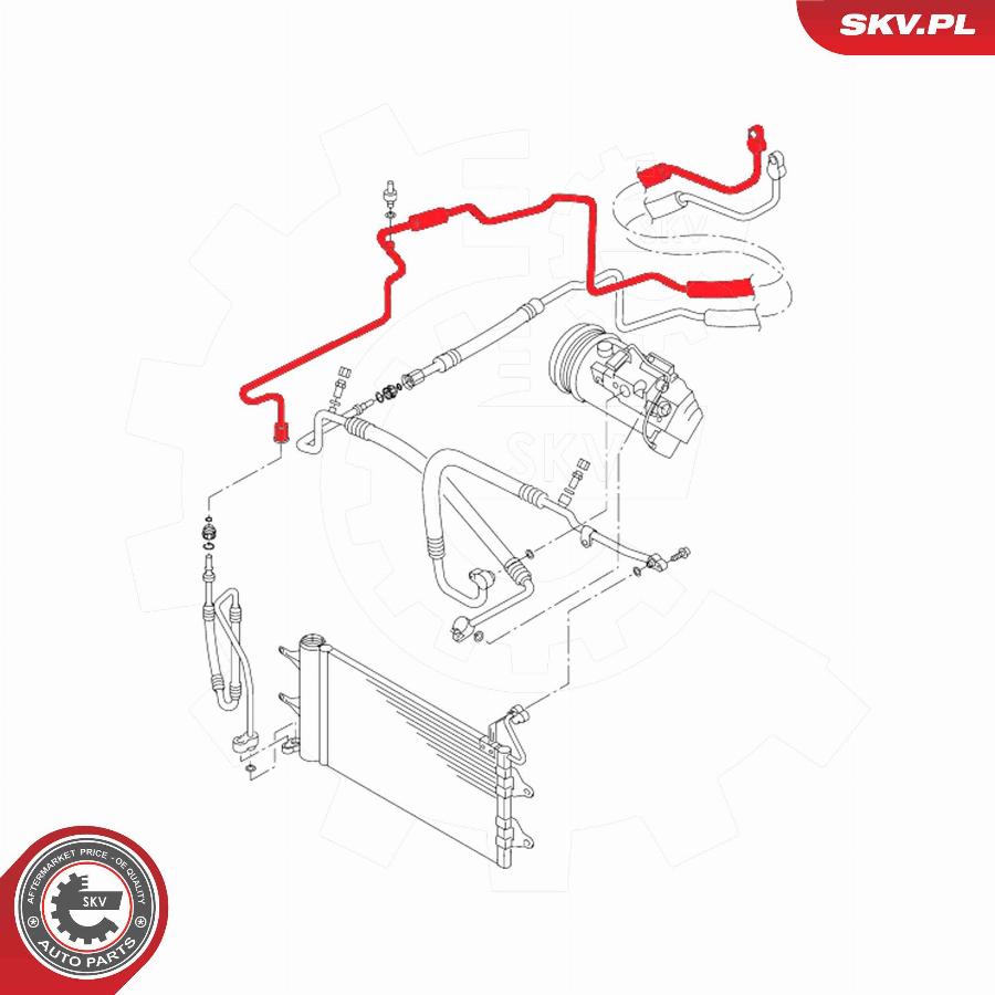 Esen SKV 54SKV706 - Condotto d. bassa/alta pressione, Climatizzatore www.autoricambit.com