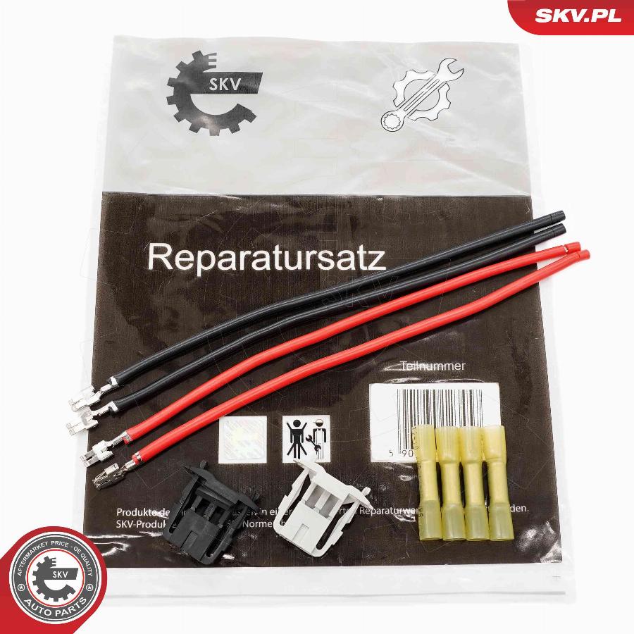 Esen SKV 53SKV183 - Kit riparaz.cavi, Termoventilat. abitacolo(Sist.prerisc.mot) www.autoricambit.com