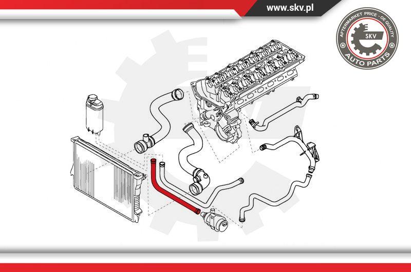 Esen SKV 24SKV254 - Flessibile radiatore www.autoricambit.com