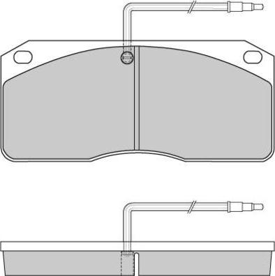 HELLA C2020 - Kit pastiglie freno, Freno a disco www.autoricambit.com