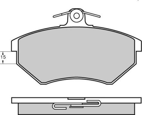 VAG 1HM 698 151 A - Kit pastiglie freno, Freno a disco www.autoricambit.com