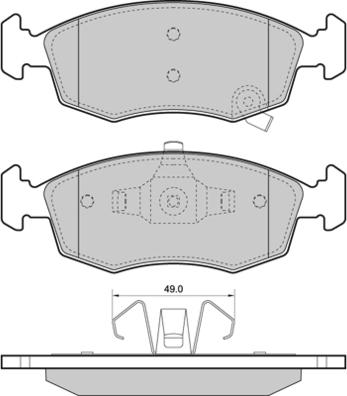 ATE 607289 - Kit pastiglie freno, Freno a disco www.autoricambit.com