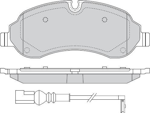 FORD 2147888 - Kit pastiglie freno, Freno a disco www.autoricambit.com