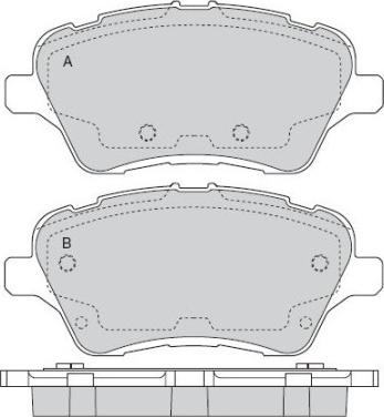 AISIN BPFO-1020 - Kit pastiglie freno, Freno a disco www.autoricambit.com