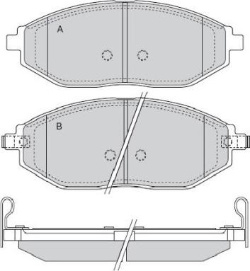 BOSCH BP1906 - Kit pastiglie freno, Freno a disco www.autoricambit.com