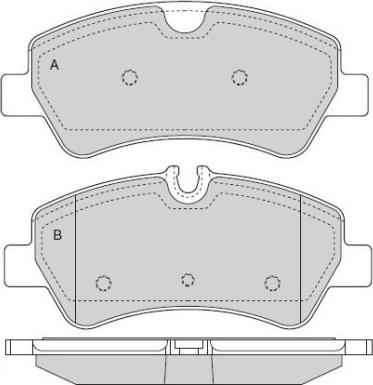 FORD MEMK2J-2M008-A1A - Kit pastiglie freno, Freno a disco www.autoricambit.com