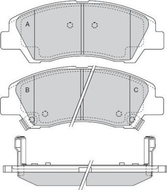 Valeo GDB3618 - Kit pastiglie freno, Freno a disco www.autoricambit.com