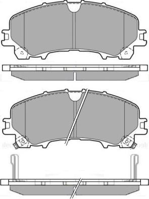 Valeo 606670 - Kit pastiglie freno, Freno a disco www.autoricambit.com