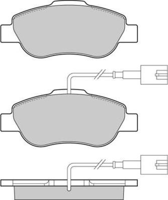 Equal Quality PF1013 - Kit pastiglie freno, Freno a disco www.autoricambit.com