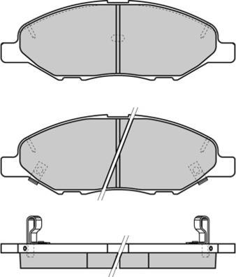 Aisin B1N234 - Kit pastiglie freno, Freno a disco www.autoricambit.com