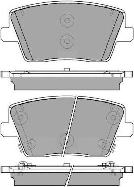 ATE LD5537 - Kit pastiglie freno, Freno a disco www.autoricambit.com