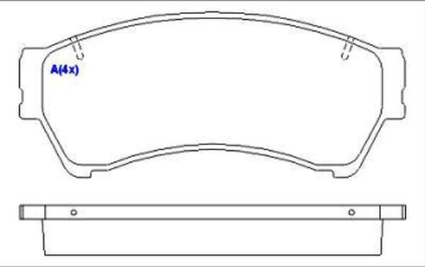 FTE 9001695 - Kit pastiglie freno, Freno a disco www.autoricambit.com