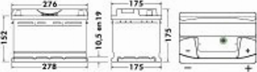 Exide 571 13 - Batteria avviamento www.autoricambit.com