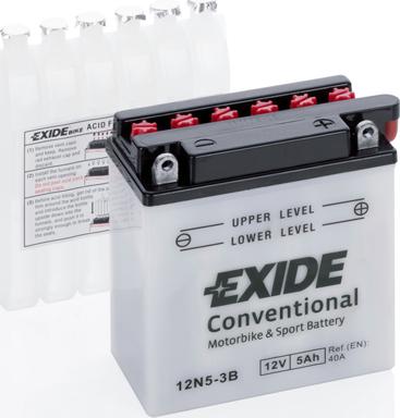 Exide 12N5-3B - Batteria avviamento www.autoricambit.com