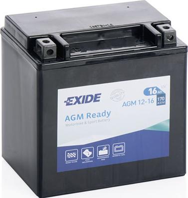 Exide AGM12-16 - Batteria avviamento www.autoricambit.com