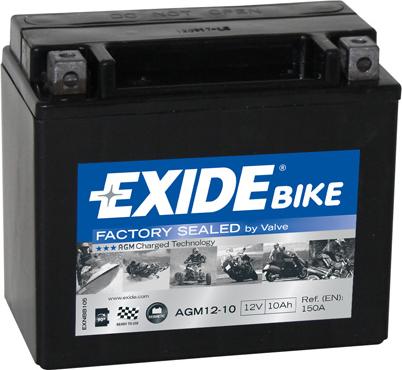 Exide AGM12-10 - Batteria avviamento www.autoricambit.com