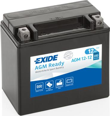 Exide AGM12-12 - Batteria avviamento www.autoricambit.com