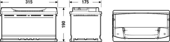 Exide EA900 - Batteria avviamento www.autoricambit.com