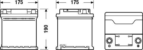 Exide EB440 - Batteria avviamento www.autoricambit.com