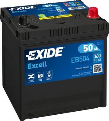 Exide EB504 - Batteria avviamento www.autoricambit.com