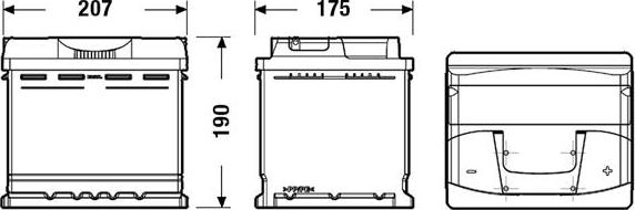 Exide EB500 - Batteria avviamento www.autoricambit.com