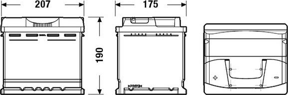 Exide EB501 - Batteria avviamento www.autoricambit.com