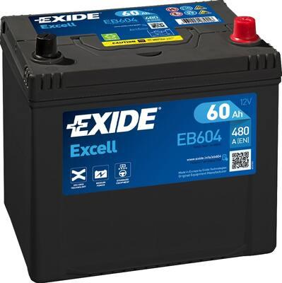 Exide EB604 - Batteria avviamento www.autoricambit.com