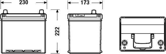 Exide EB604 - Batteria avviamento www.autoricambit.com