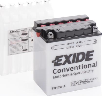 Exide EB12A-A - Batteria avviamento www.autoricambit.com