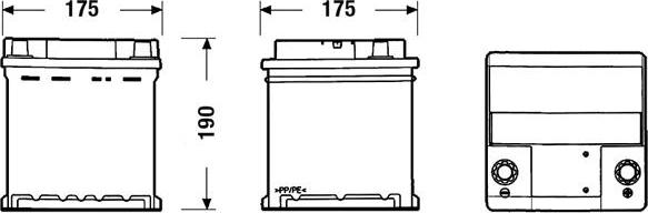 Exide EC400 - Batteria avviamento www.autoricambit.com