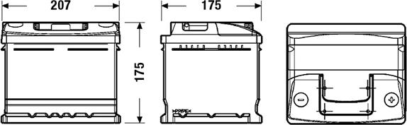 Exide EC412 - Batteria avviamento www.autoricambit.com