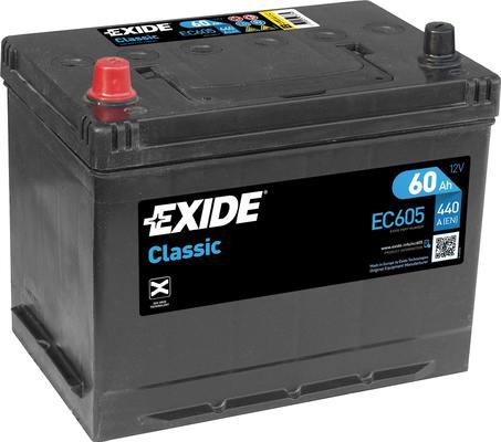 Exide EC605 - Batteria avviamento www.autoricambit.com