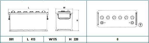 Exide EG1008 - Batteria avviamento www.autoricambit.com