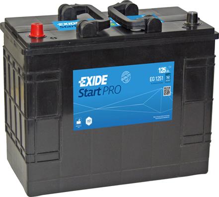 Exide EG1251 - Batteria avviamento www.autoricambit.com