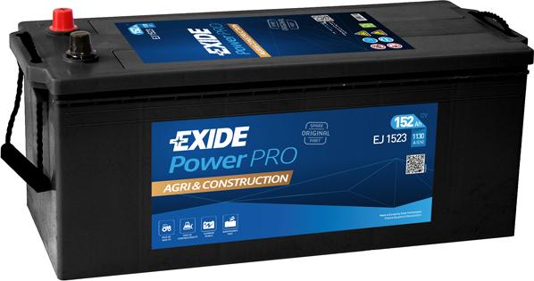 Exide EJ1523 - Batteria avviamento www.autoricambit.com